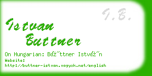 istvan buttner business card